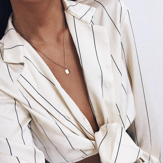 Shell Rose Pendant Necklace - Shopeasywear