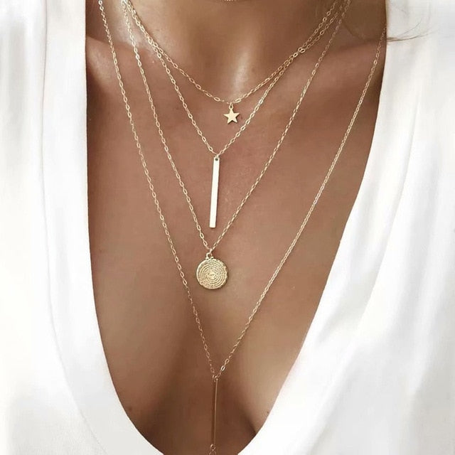 Shell Rose Pendant Necklace - Shopeasywear