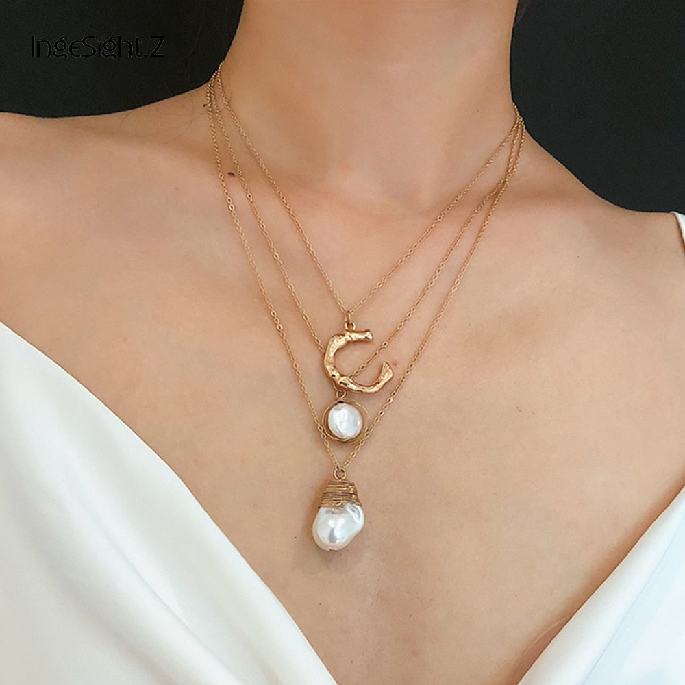 Simulated Pearl Choker Necklace