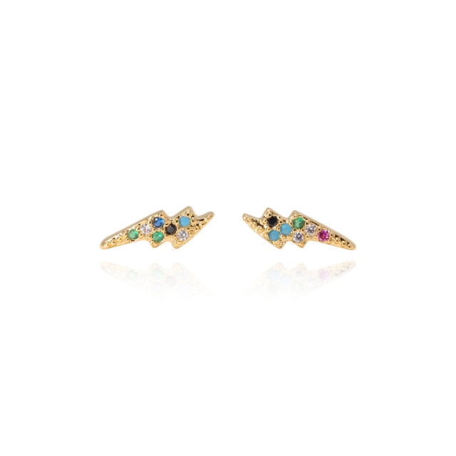 2 pcs CZ stud earring - Shopeasywear