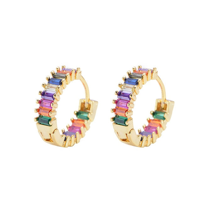 2 pcs CZ stud earring - Shopeasywear