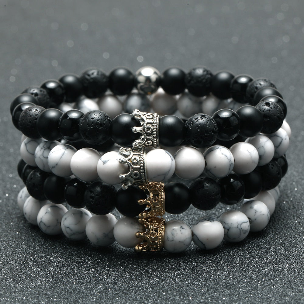 2pcs Charm paired Bracelet for Men - Shopeasywear