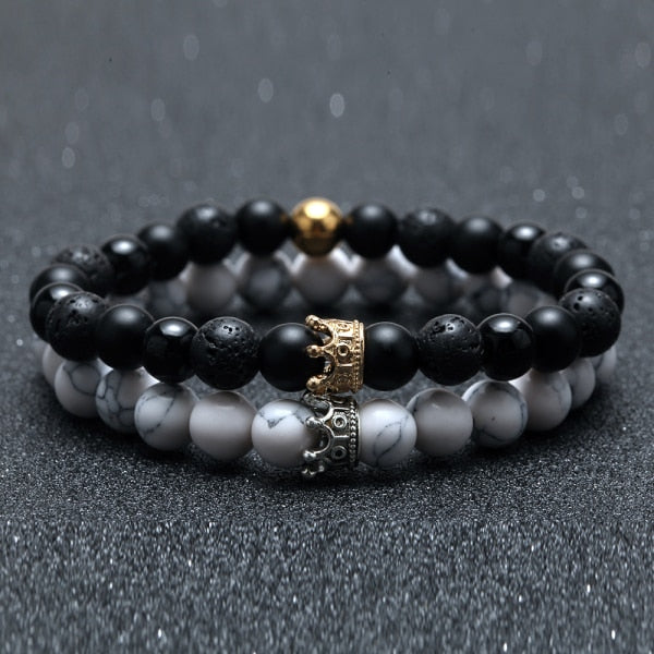 2pcs Charm paired Bracelet for Men - Shopeasywear