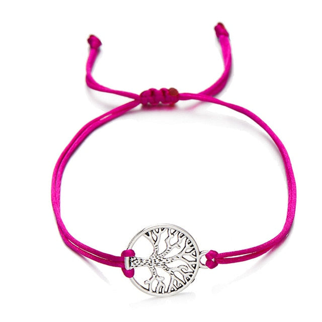 Silver Color Life Tree Charm Bracelets - Shopeasywear
