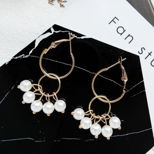 Glamour Sexy arco gota aros colgantes vintage - Shopeasywear