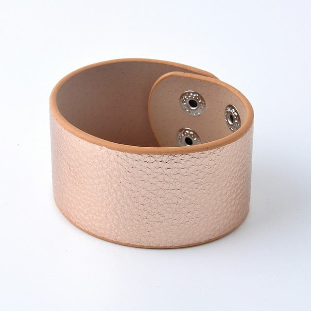 Leather Cuff Bracelet For Kids - Shopeasywear