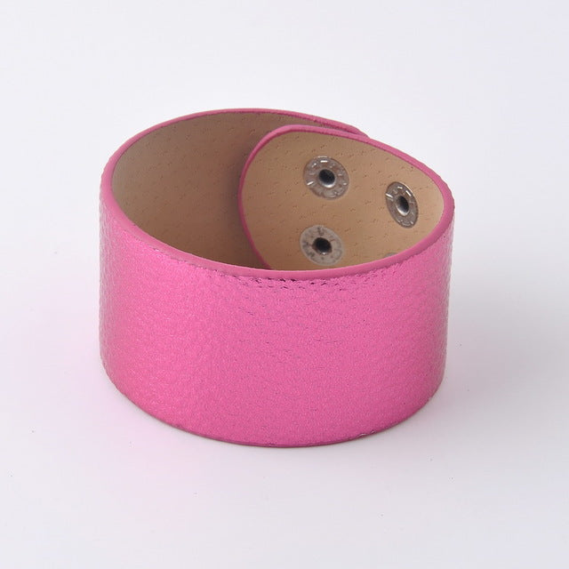 Leather Cuff Bracelet For Kids - Shopeasywear