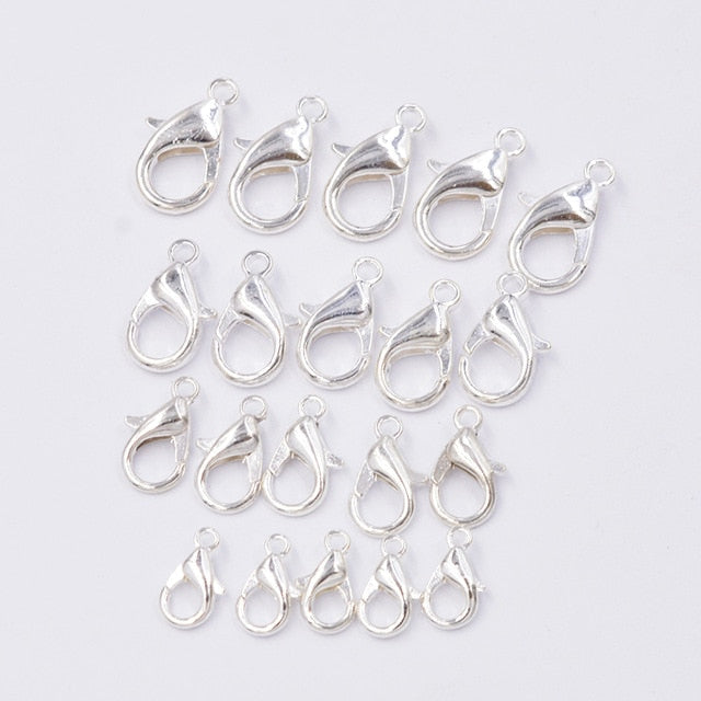 Mixed 7 Color 10/12/14/16mm Metal Lobster - Shopeasywear