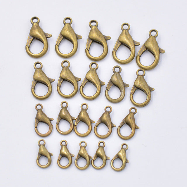 Mixed 7 Color 10/12/14/16mm Metal Lobster - Shopeasywear