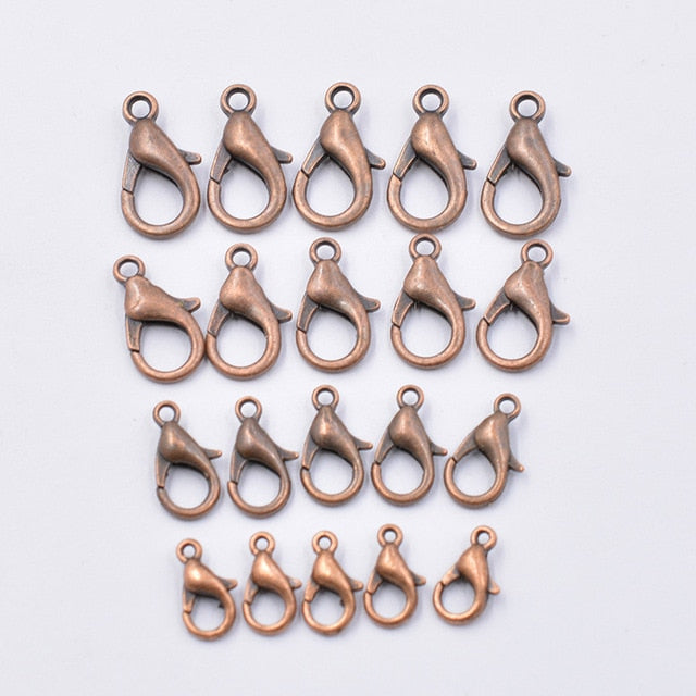 Mixed 7 Color 10/12/14/16mm Metal Lobster - Shopeasywear
