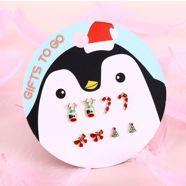 Set Of Kristal Silver and Gold Earrings - Shopeasywear