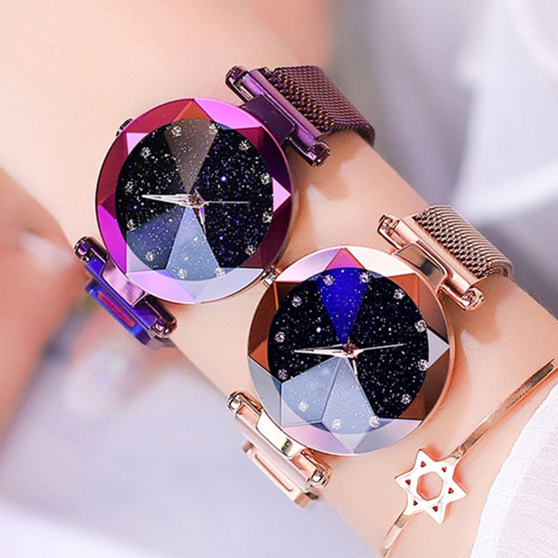 Diamond Ladies Magnet Watches - Shopeasywear