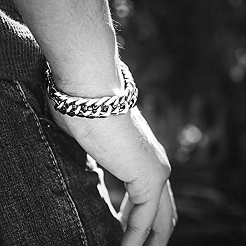 100% stainless Steel Men Bracelet - Jeglow store