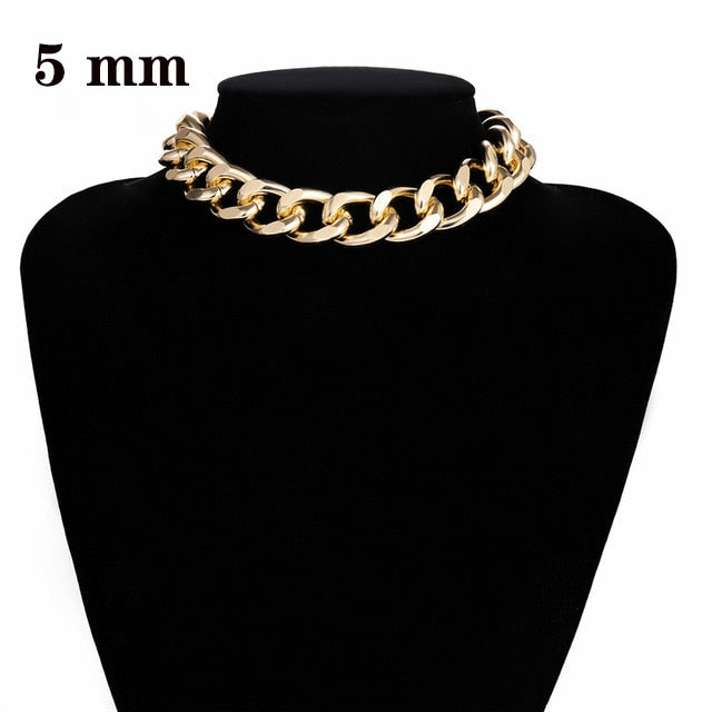 Punk Cuban Choker Necklace - Shopeasywear