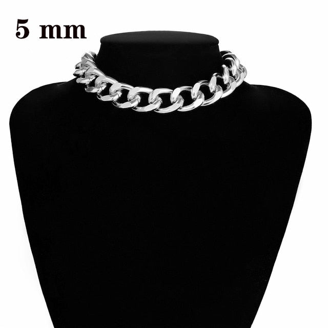 Punk Cuban Choker Necklace - Shopeasywear