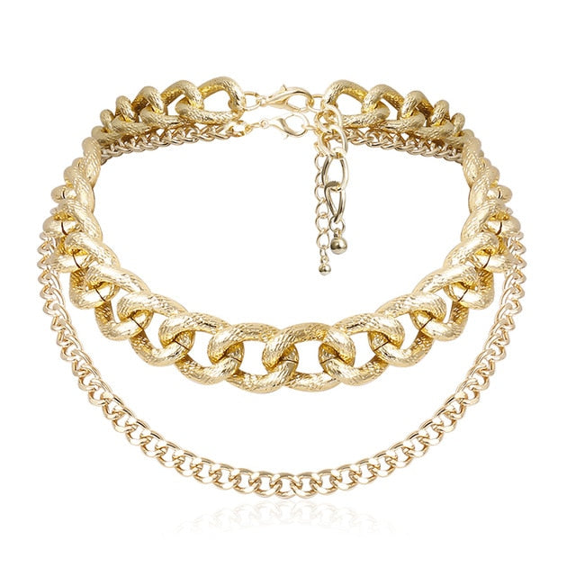 Punk Cuban Choker Necklace - Shopeasywear