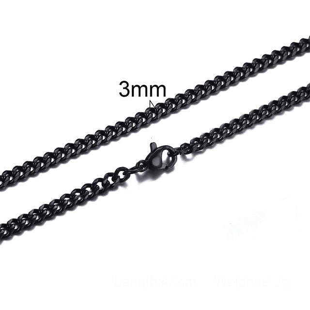 STEEL NECKLACE FOR MEN JEWELRY - Shopeasywear