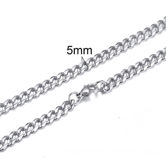 STEEL NECKLACE FOR MEN JEWELRY - Shopeasywear