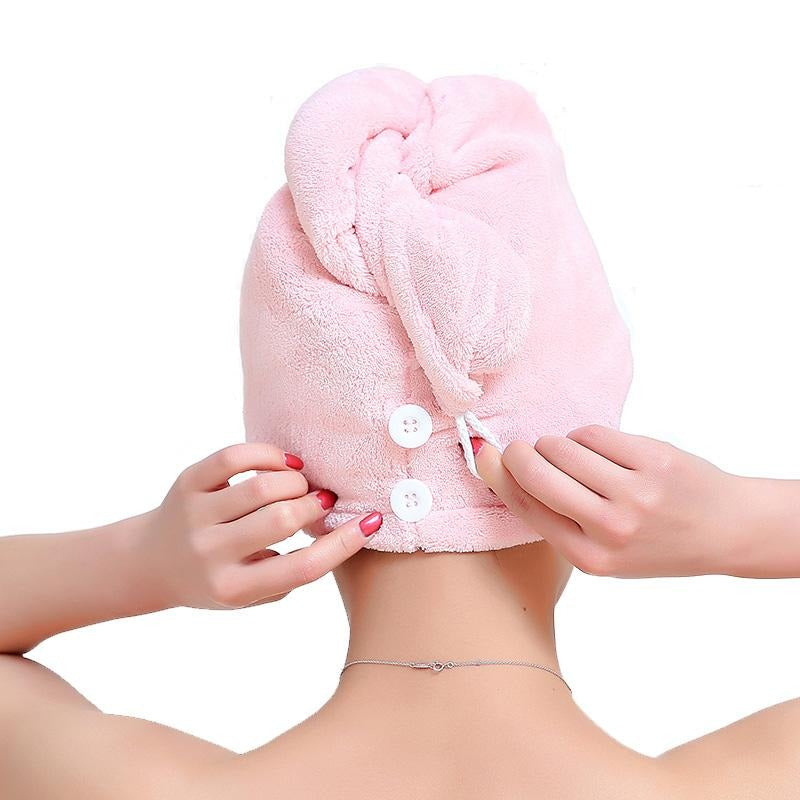 Women Microfiber Hair Towel - Shopeasywear