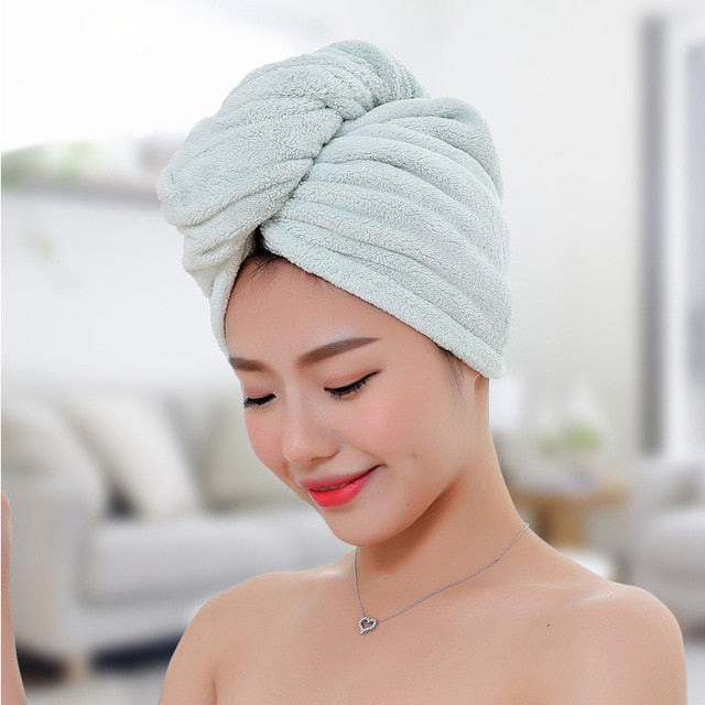 Women Microfiber Hair Towel - Shopeasywear