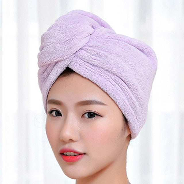 Women Microfiber Hair Towel - Shopeasywear