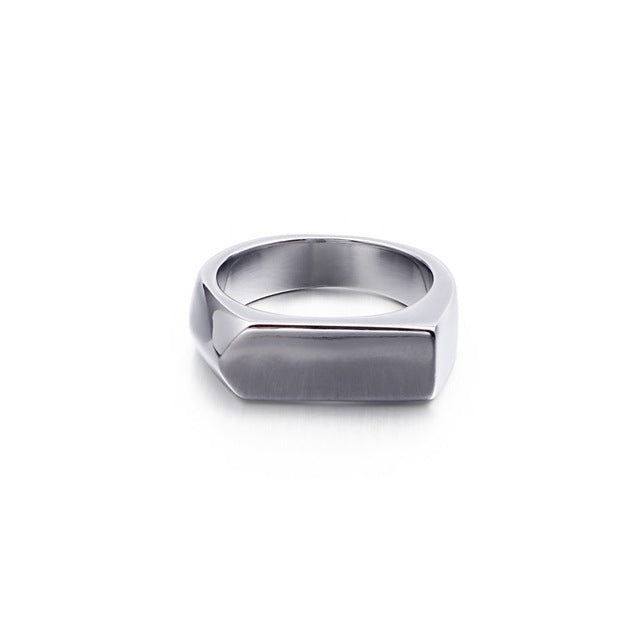 Round Stainless Steel Ring - Shopeasywear