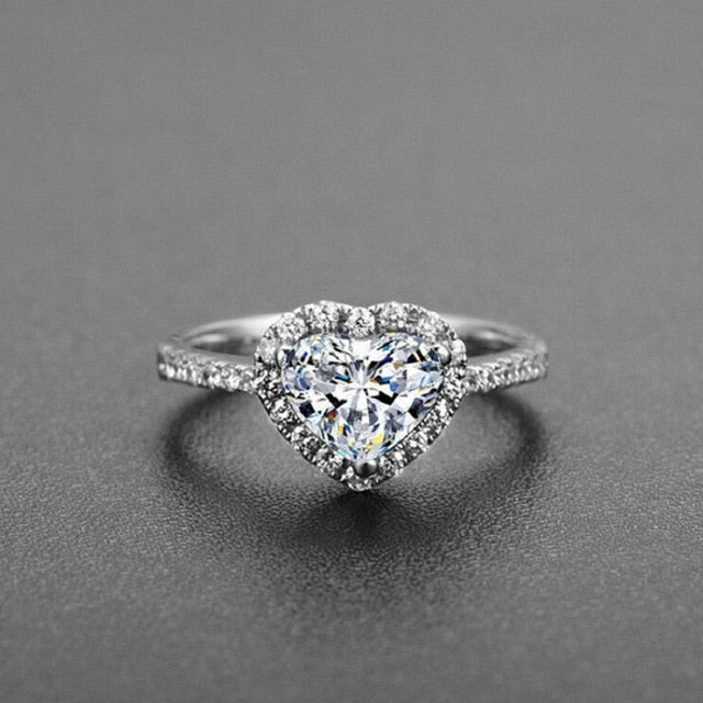 New Trendy Crystal Engagement Rings For Women - Shopeasywear