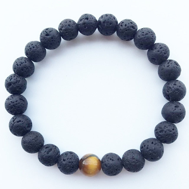 Black Lava Rock Bracelet - Shopeasywear
