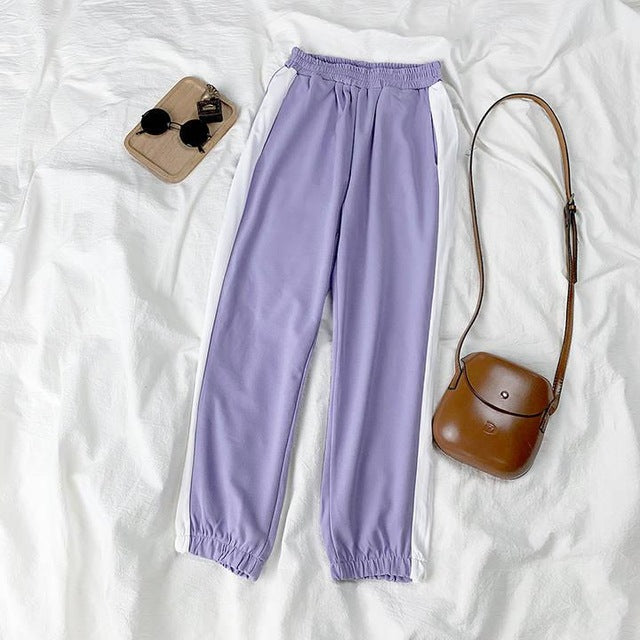 Fashion Casual Sports Harajuku Style Two-piece Suit Women Tops - Shopeasywear