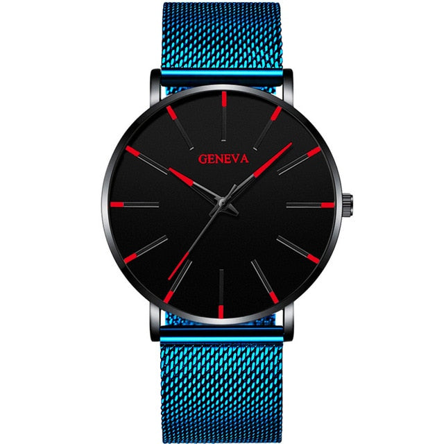 Reloj Hombre 2020 Mens Minimalist Watches Ultra Thin Mesh Belt Watch Luxury Men's Watch Business Casual Quartz Wristwatch - Shopeasywear