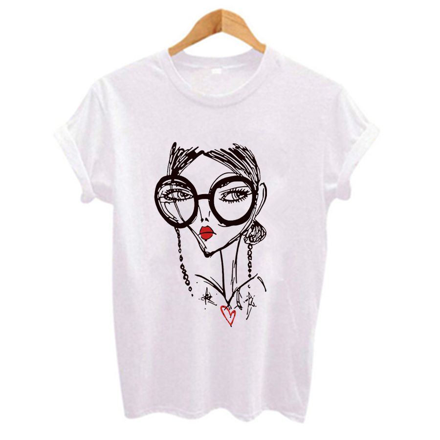 Cool Girl Print Women T Shirt