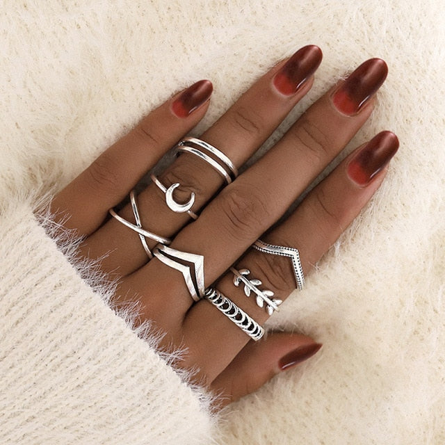 15 Pcs/set Ring Set For Women - Shopeasywear