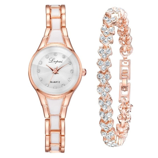 2pcs Set Women Bracelet Watches - Shopeasywear