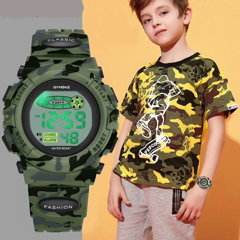 Military Kids Digital Watches - Shopeasywear