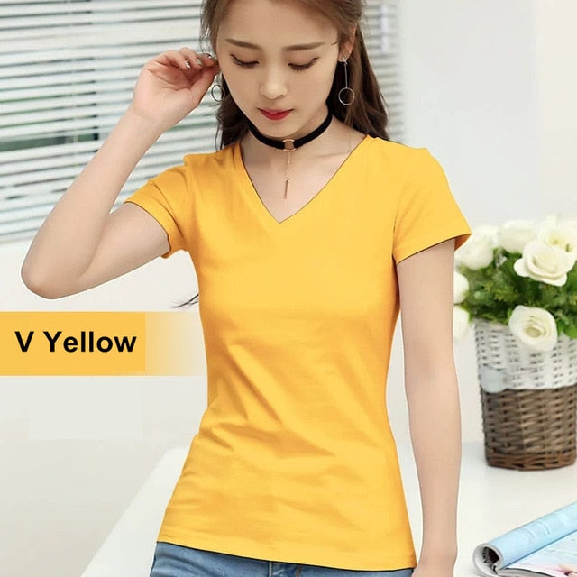 Brand New Womens Pure Cotton T-Shirt