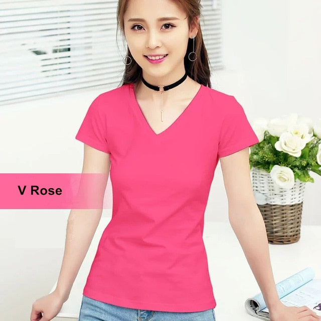 Brand New Womens Pure Cotton T-Shirt