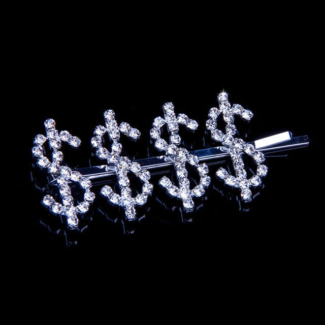 Rhinestone Hair Clip - Shopeasywear