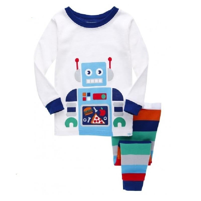 Robot Children Pajamas Suit