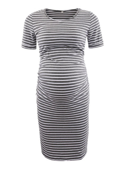 3pcs Women's Side Ruched Maternity Clothes