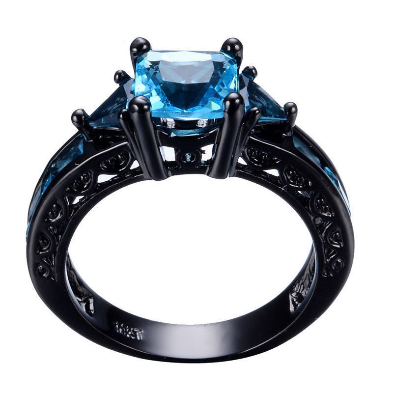 Black Gold Band Ring - Shopeasywear