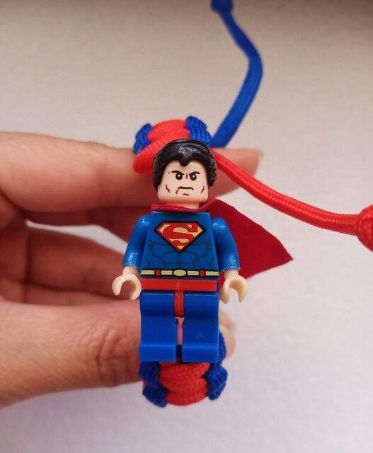 Buzz Lightyear Building Block Bracelet Super Hero TOY Bracelet Bricking Charm Paracord Bracelet Kids Gift Jewelry - Shopeasywear