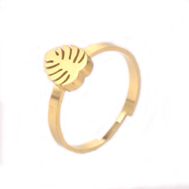 Clover Feather lightning Heart Rings For Women - Shopeasywear