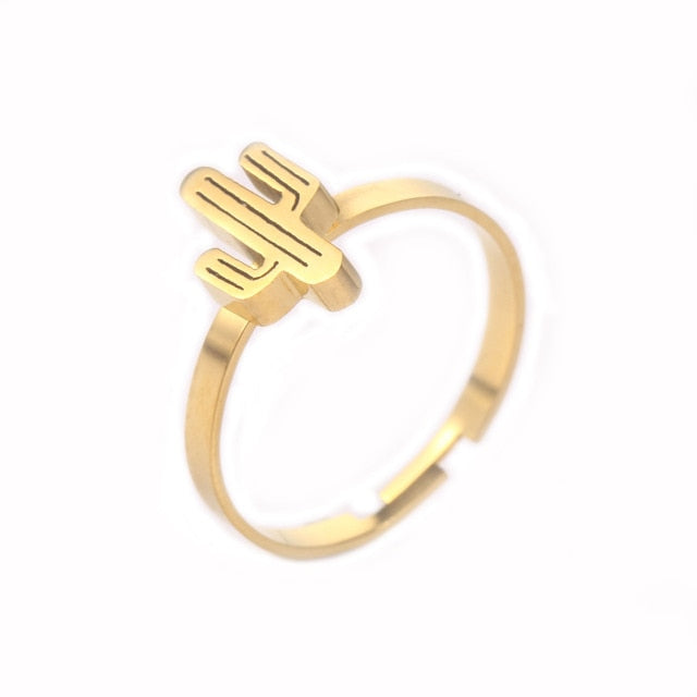 Clover Feather lightning Heart Rings For Women - Shopeasywear