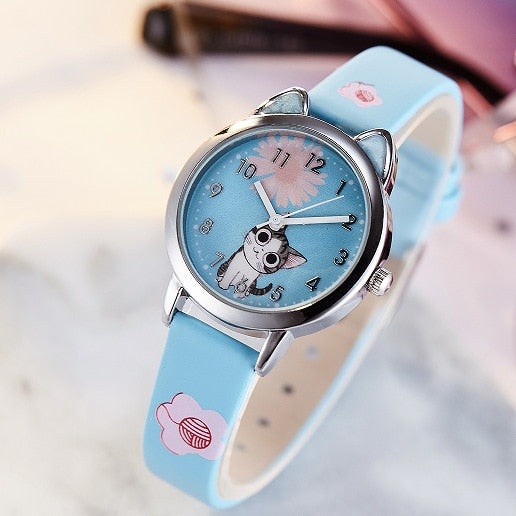 Cat Pattern Kids Watch - Shopeasywear