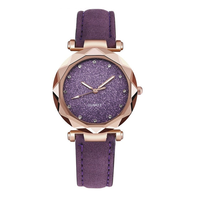 Casual Women Romantic Starry Watch - Shopeasywear
