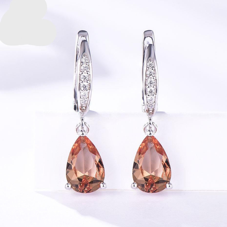 Gemstone Clip Earrings for Women - Shopeasywear