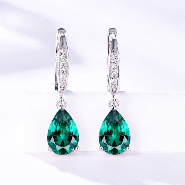 Gemstone Clip Earrings for Women - Shopeasywear