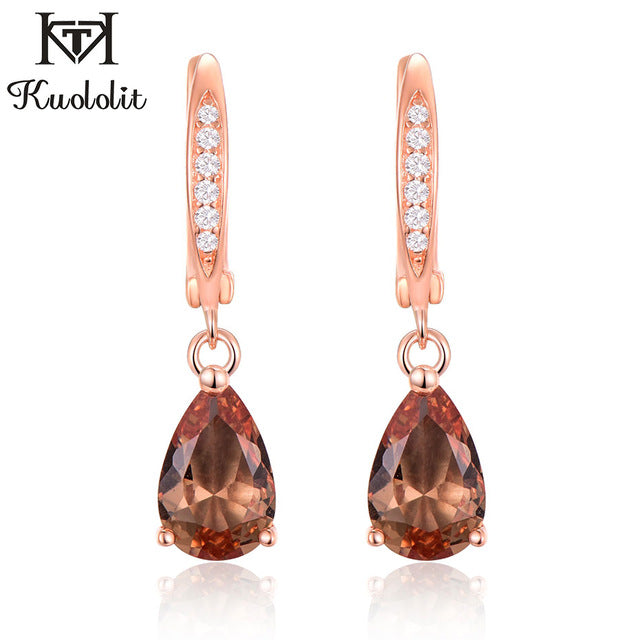 Gemstone Clip Earrings for Women - Shopeasywear