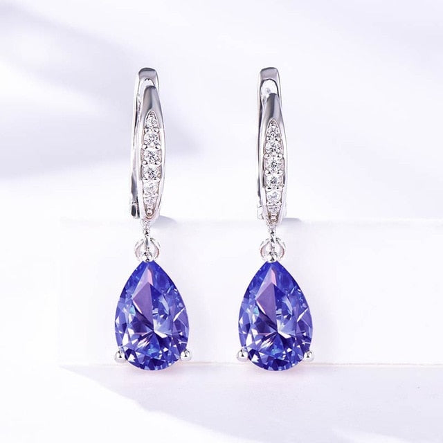 Gemstone Clip Earrings for Women - Shopeasywear