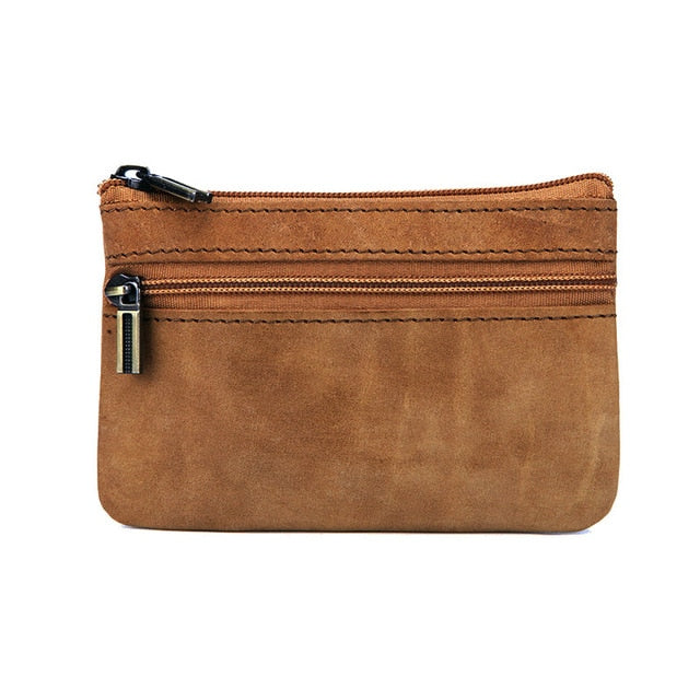 Crazy Horse Leather Coin Purse